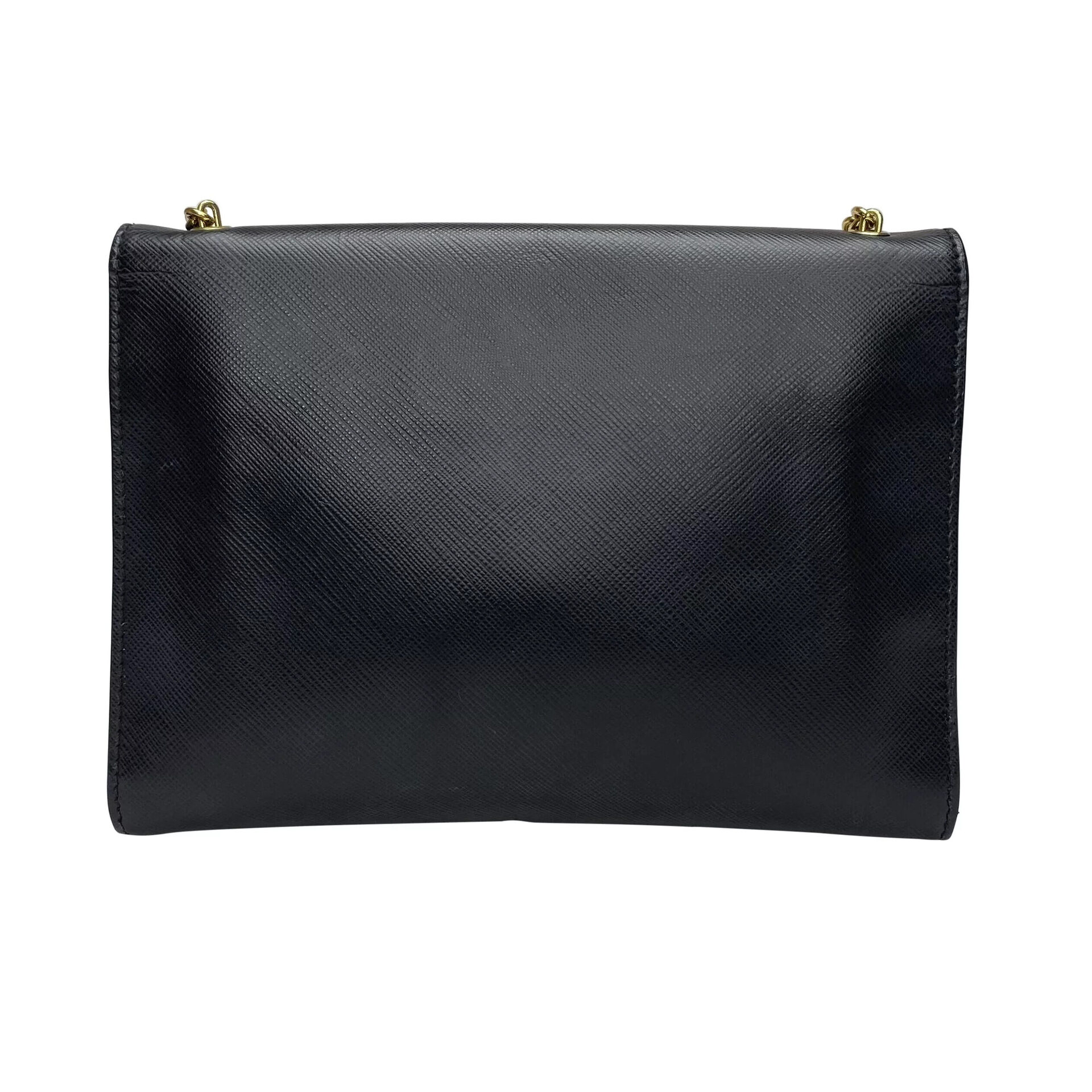 Bolsa Salvatore Ferragamo Ginny Couro Preto