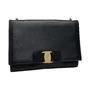 Bolsa Salvatore Ferragamo Ginny Couro Preto